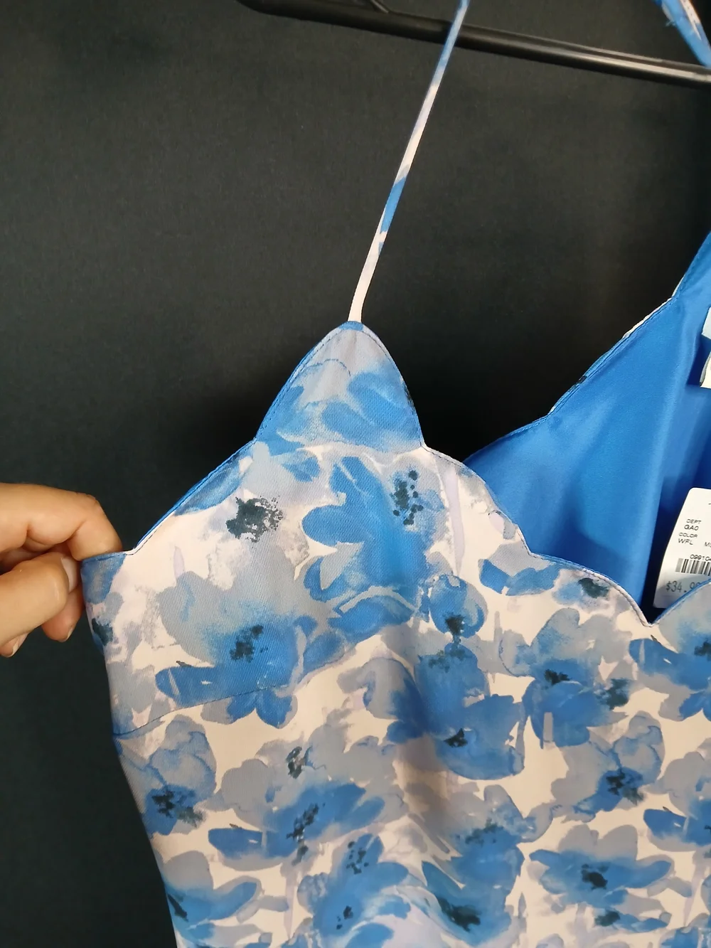 J. Crew Blue Floral Top NWT Sz 12
